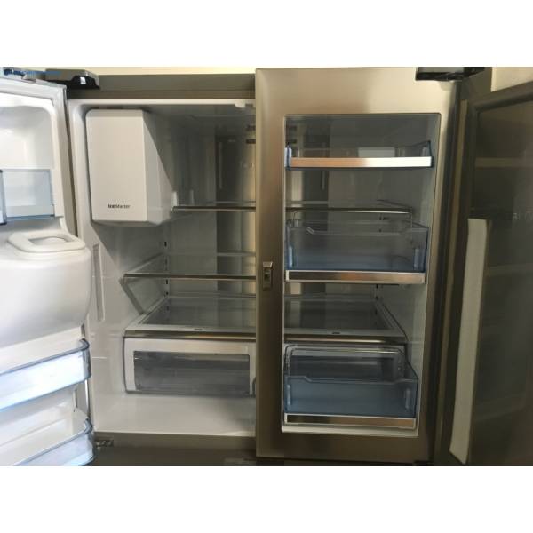 NEW! Flawless Samsung French-Door Refrigerator, Stainless, FlexZone Drawer, 36″ Wide, 1-Year Warranty!