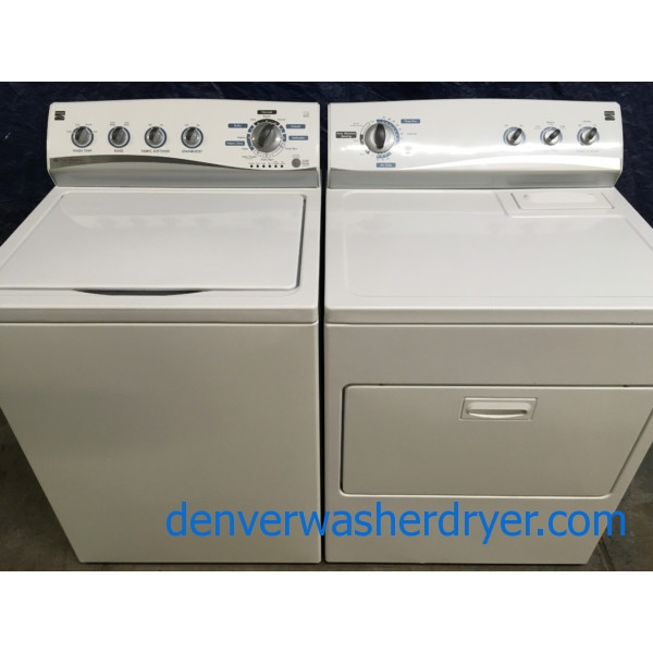 Kenmore HE Washer & Dryer Set, 1-Year Warranty