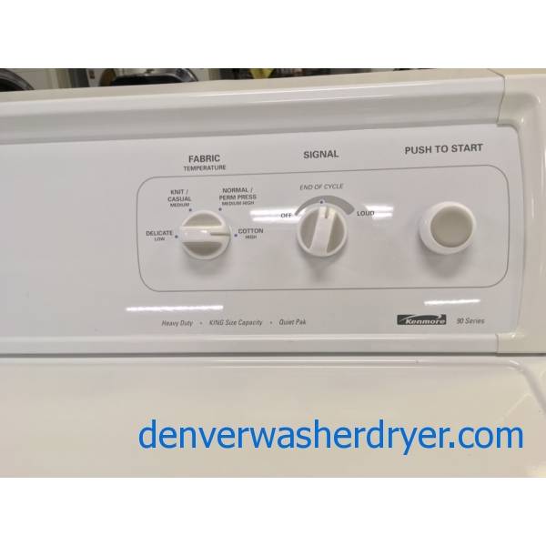 Kenmore Washer And GAS Dryer Set, Quality Refurbished, 1-Year Warranty