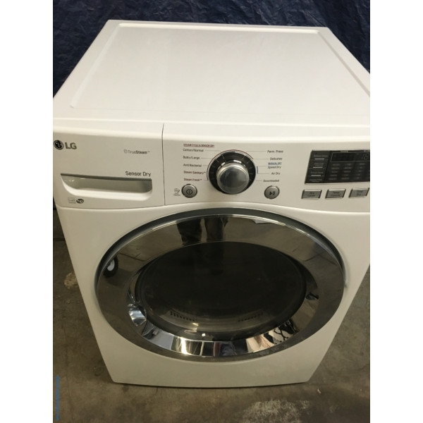 BRAND-NEW LG Stackable 27″ HE Front-Load Washer with Steam & Electric Dryer with Steam, 1-Year Warranty