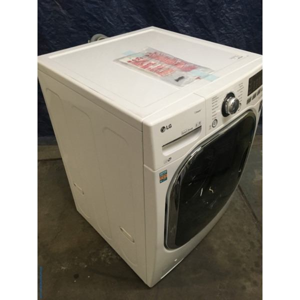 BRAND-NEW 27″ LG HE Stackable Front-Load Direct Drive Steam Washer, 1-Year Warranty