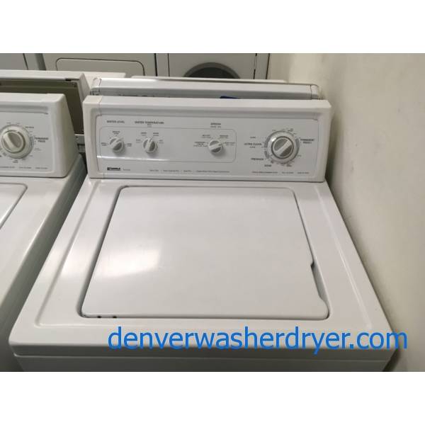 Kenmore 70 Series Heavy-Duty Top-Load Washer, Whirlpool 27″ White Dishwasher, 1-Year Warranty!