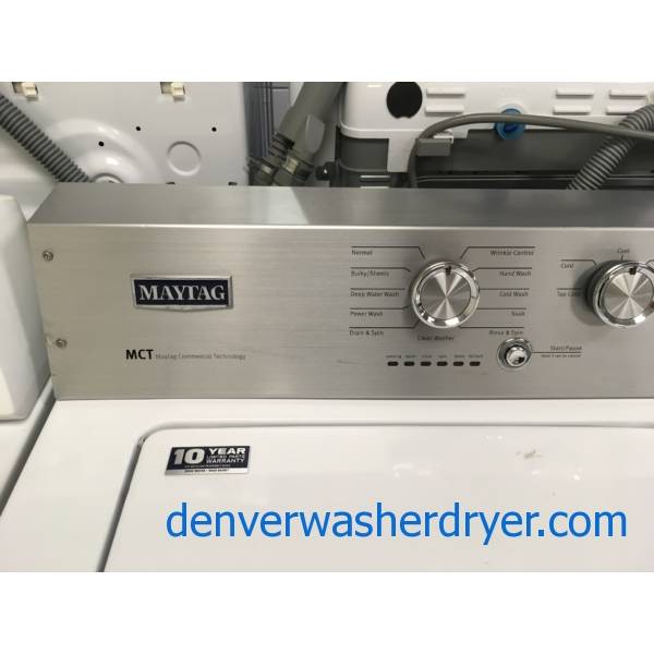 Super Clean Maytag MCT Washer Quality Refurbished 30-Day Warranty
