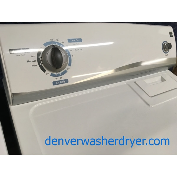 Kenmore Full-Sized Super Capacity Washer & Electric Dryer Set, 1-Year Warranty
