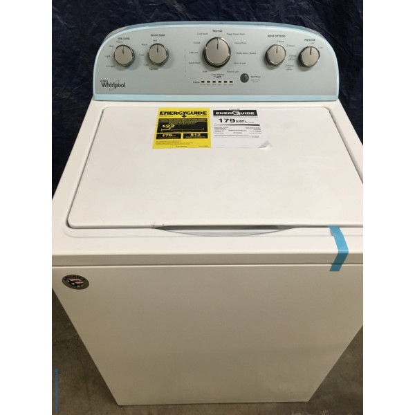 BRAND-NEW Whirlpool HE Top Load Washer with QuickWash, 1-Year Warranty