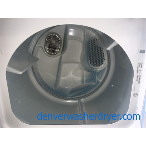 BRAND-NEW Top-Load Whirlpool HE Washer & *Used* Electric Dryer, 1-Year Warranty
