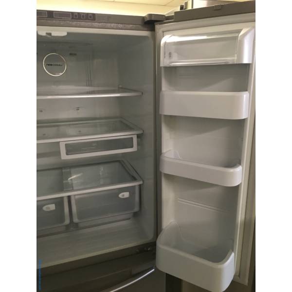 SAMSUNG French-Door Refrigerator, 33″ Wide, Stainless, 20.0 Cu.Ft. Capacity, 1-Year Warranty!