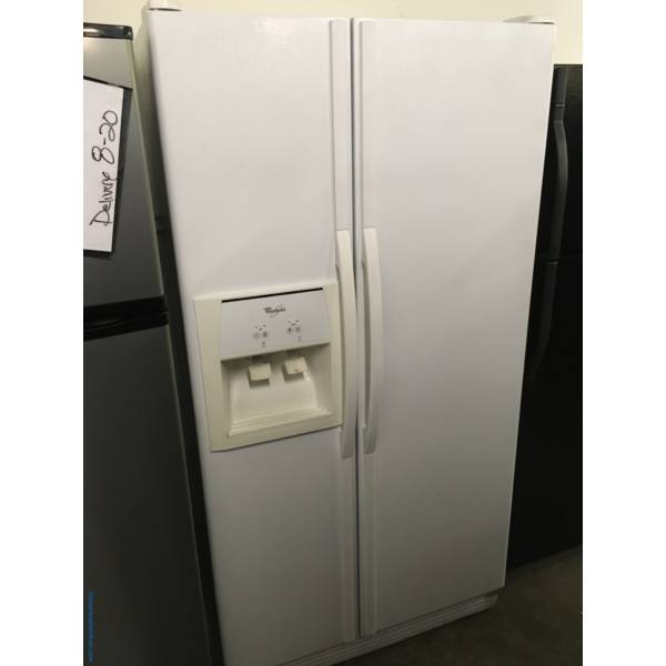 Wonderous Whirlpool Side By Side Refrigerator Quality Refurbished 1-Year Warranty