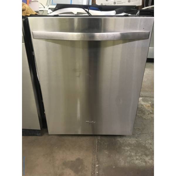 Whirlpool Gold Series Stainless Dishwasher, Stainless Tub, Heated Dry, Sanitize Option, Sensor Cycle, 3 Racks, Quality Refurbished, 1-Year Warranty!