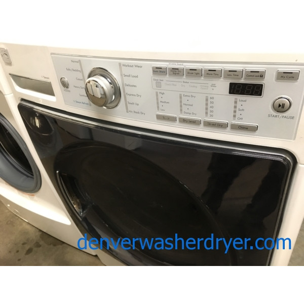 Quality Refurbished HE Kenmore Elite (LG) Highest Quality Front-Load Direct-Drive Washer & Electric Dryer w/Steam, 1-Year Warranty