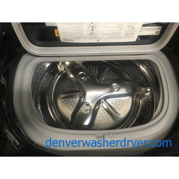 BRANDNEW BLACK STAINLESS 27" HE Samsung FlexWash FrontLoad Direct