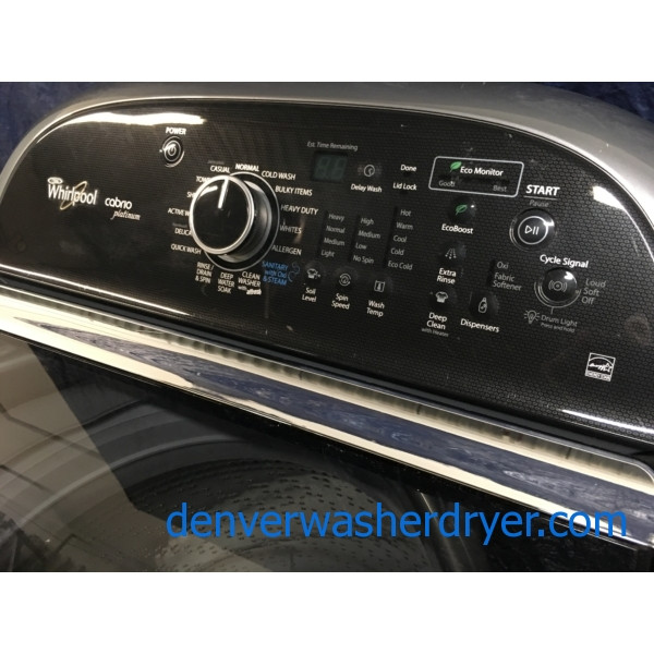 27″ Quality Refurbished HE Whirlpool Cabrio Top-Load Direct-Drive Washer, 1-Year Warranty
