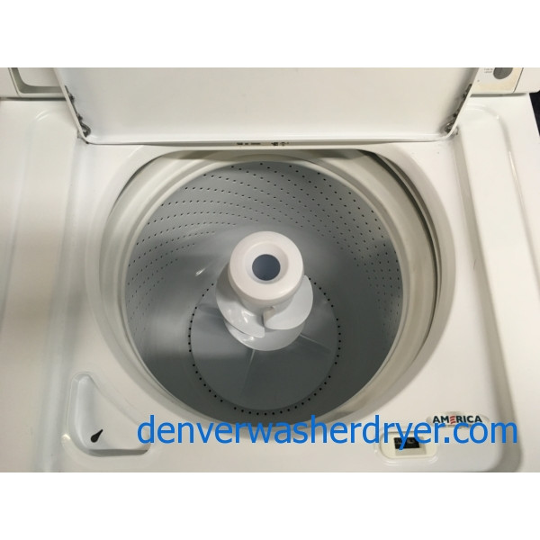 Whirlpool 27″ Top-Load Washer w/Agitator, 1-Year Warranty
