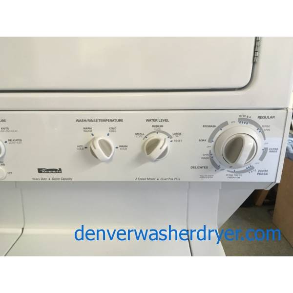 Kenmore 27″ Wide Electric Laundry Center, Quality Refurbished, 1-Year Warranty!