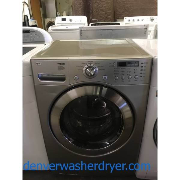 LG Titanium Front-Load Washer, HE, Sanitary and Stain Cycles, Extra-Rinse Option, 3.83 Cu.Ft. Capacity, Quality Refurbished, 1-Year Warranty!