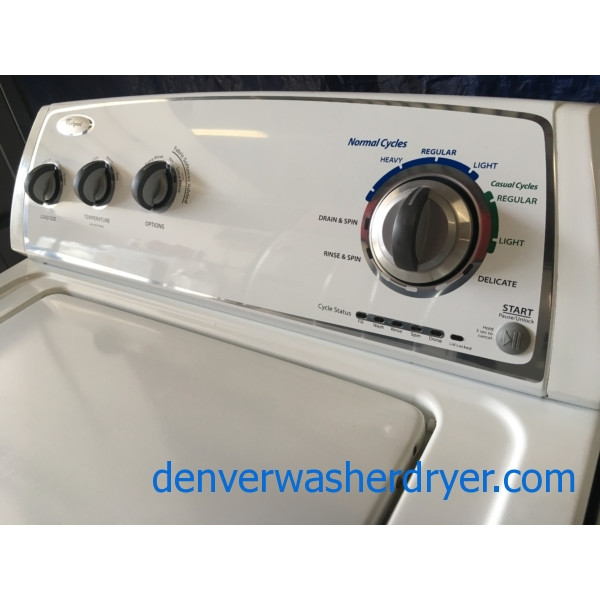 Whirlpool Top-Load Washer w/Agitator, 1-Year Warranty