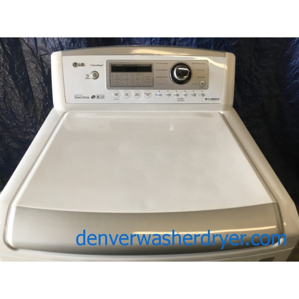 HE LG ENERGY STAR Top-Load Direct-Drive Washer, 1-Year Warranty