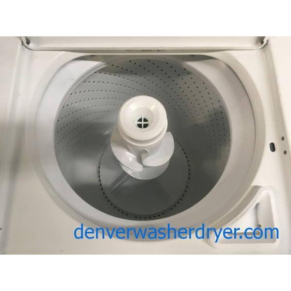 Quality Refurbished Whirlpool Top-Load Direct-Drive Washer w/Agitator & Electric Dryer, 1-Year Warranty