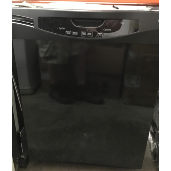 BRAND-NEW GE Black 24″ Tall-Tub Built-In Dishwasher, 1-Year Warranty