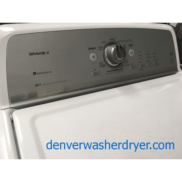 HE Maytag Bravos X-Series Washer w/Eco-Conserve, 1-Year Warranty