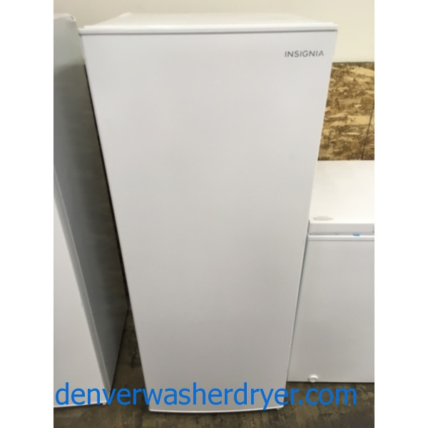 BRAND-NEW Insignia Upright (5.3 Cu. Ft.) Freezer, 1-Year Warranty