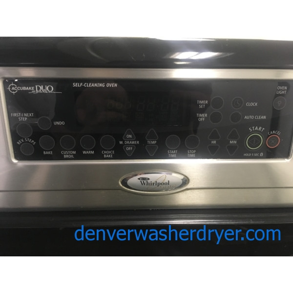 Whirlpool GoldSeries 30" FreeStanding *GAS* Range, 1Year Warranty