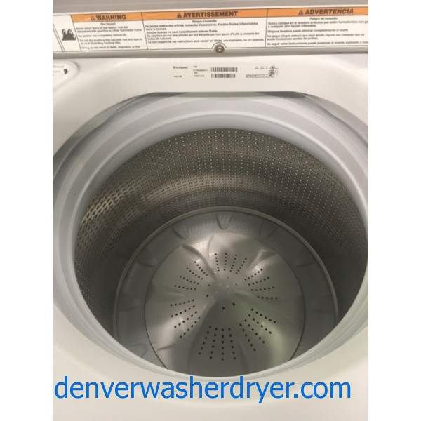 Quality Refurbished HE Whirlpool Cabrio Top-Load Direct-Drive Washer & Electric Dryer, 1-Year Warranty