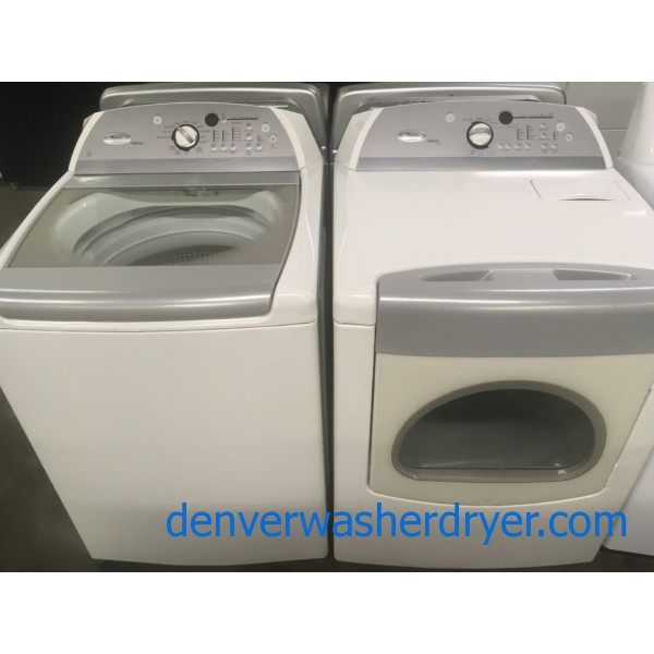 Quality Refurbished HE Whirlpool Cabrio Top-Load Direct-Drive Washer & Electric Dryer, 1-Year Warranty