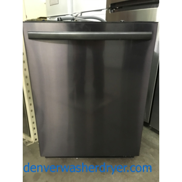 NEW! Black Stainless Steel Insignia (Samsung) 24″ Top Control Built-In Dishwasher, Energy Star, 1-Year Warranty