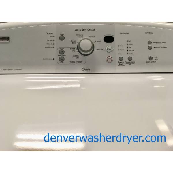 Beautifully Refurbished Kenmore Elite Oasis, King Plus Capacity, Top Load Washer and Dryer Set with 1-Year Warranty