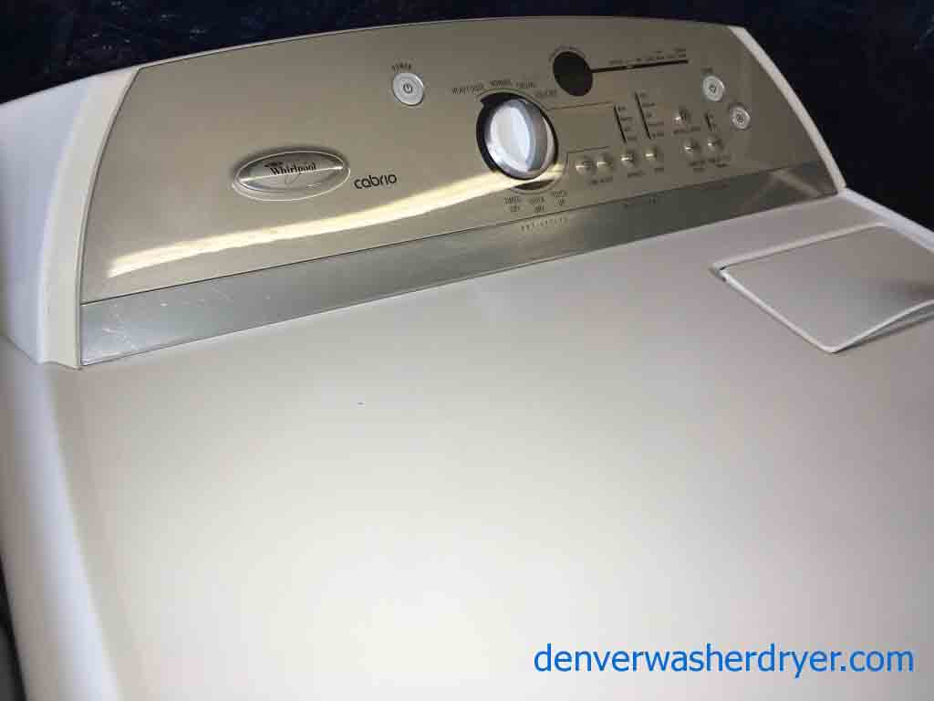 Large Images for Whirlpool Cabrio Washer w/Agitator and Matching Dryer