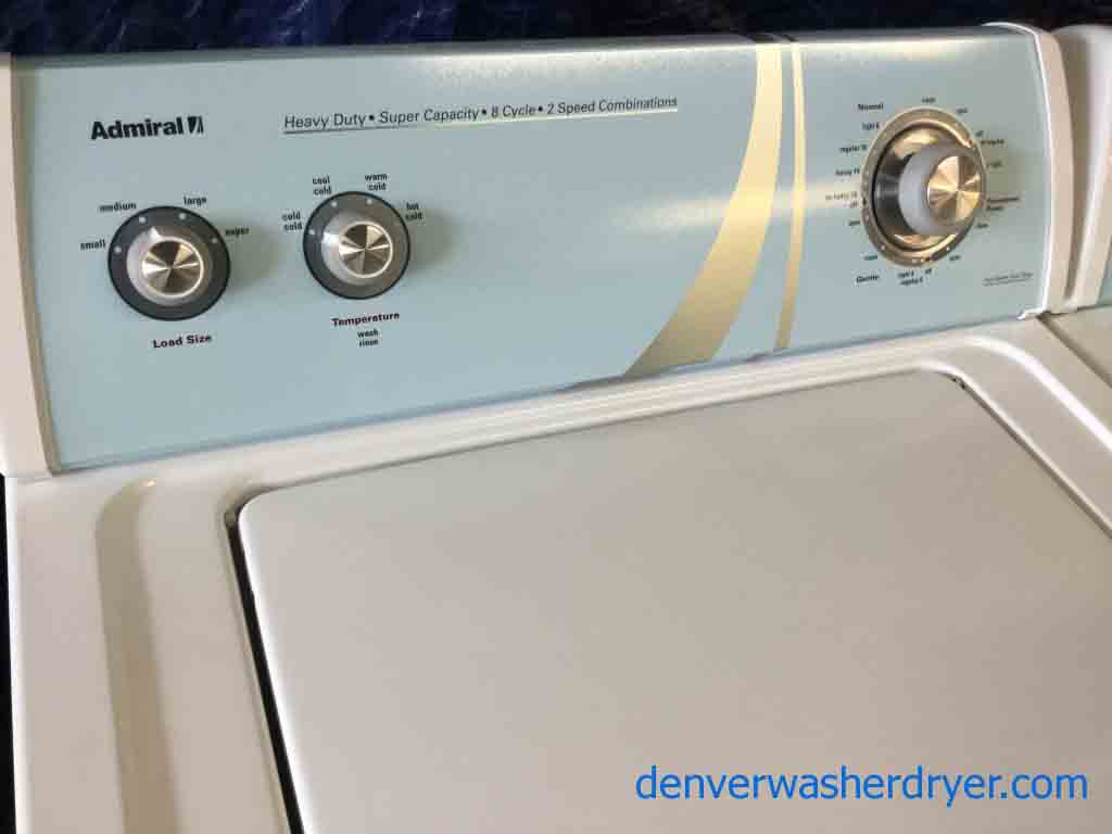 Large Images for Admiral(Maytag) WasherDryer Set, *GAS*, DirectDrive