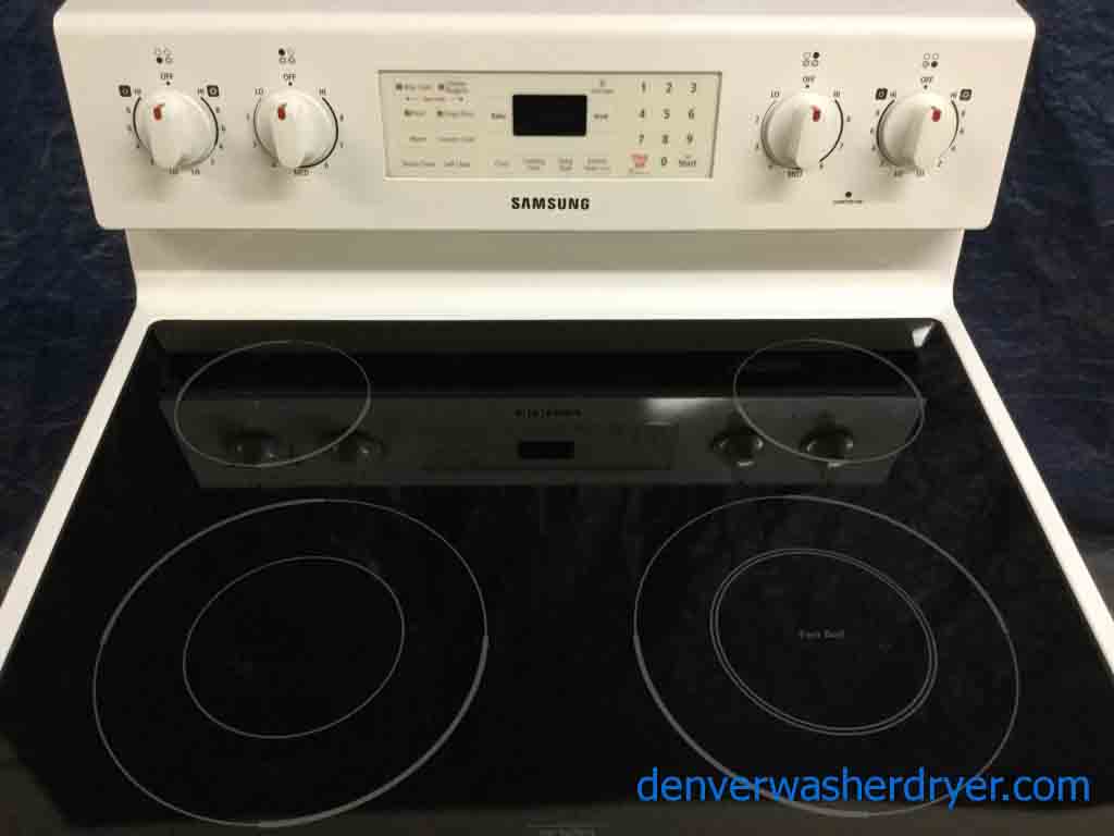 samsung white glass range