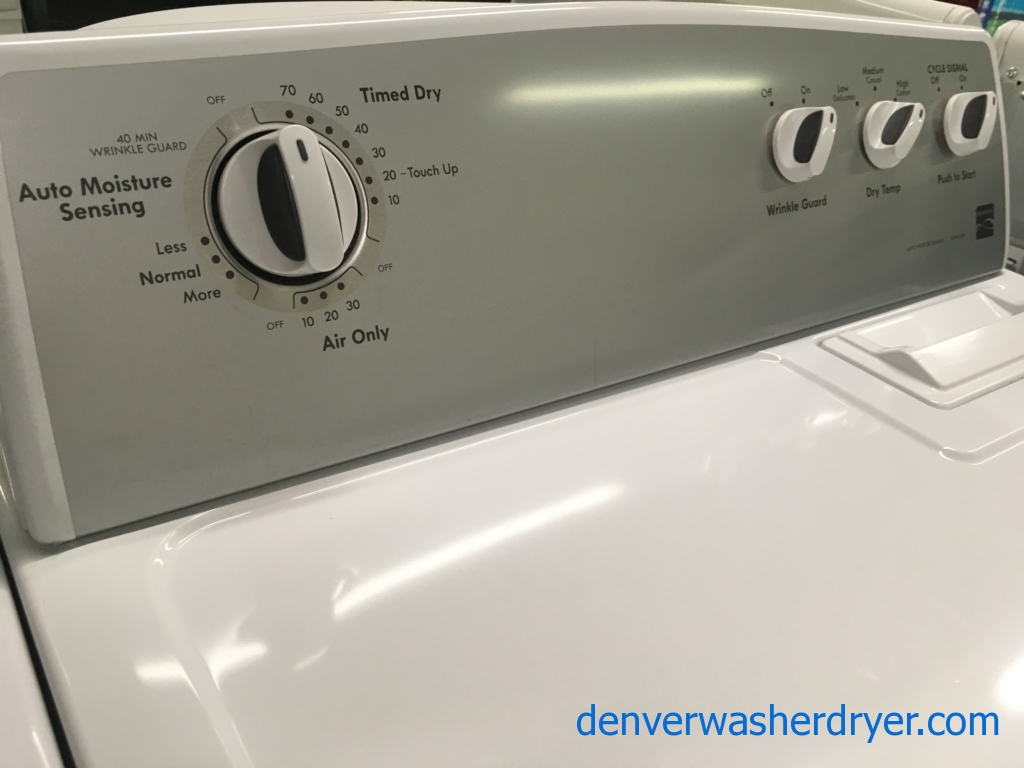 Large Images for 27″ Quality Refurbished Kenmore 400Series TopLoad Washer & Electric Dryer, 1