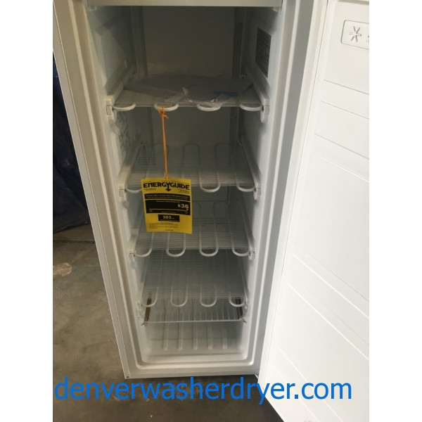 BRANDNEW Upright (5.3 Cu. Ft.) Insignia Freezer, 1Year Warranty