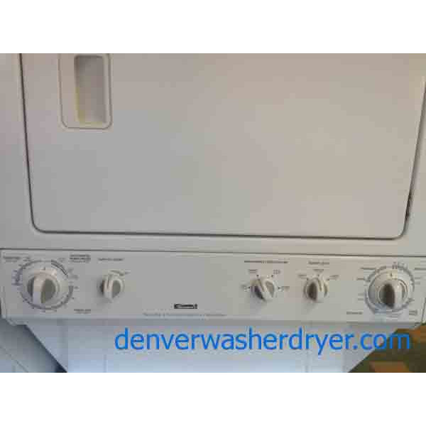 Kenmore 27″ Wide Stacked Washer/Dryer Set!