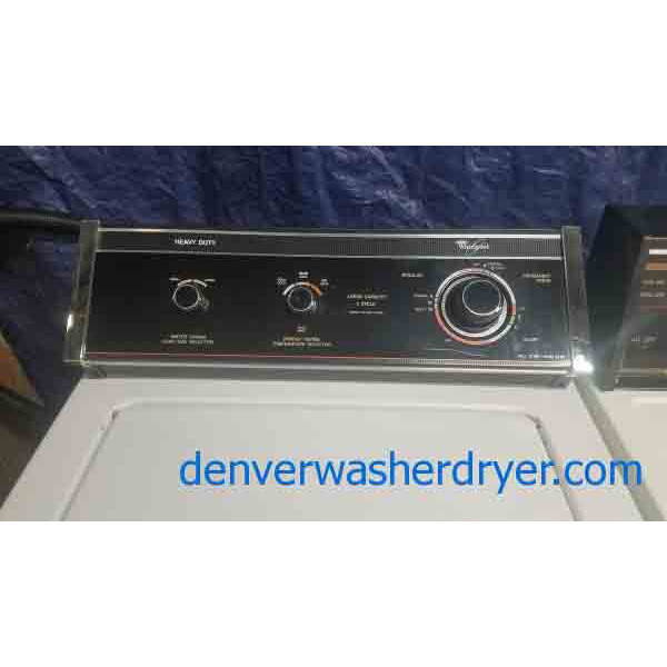Heavy-Duty Washer/Dryer Whirlpool Set!