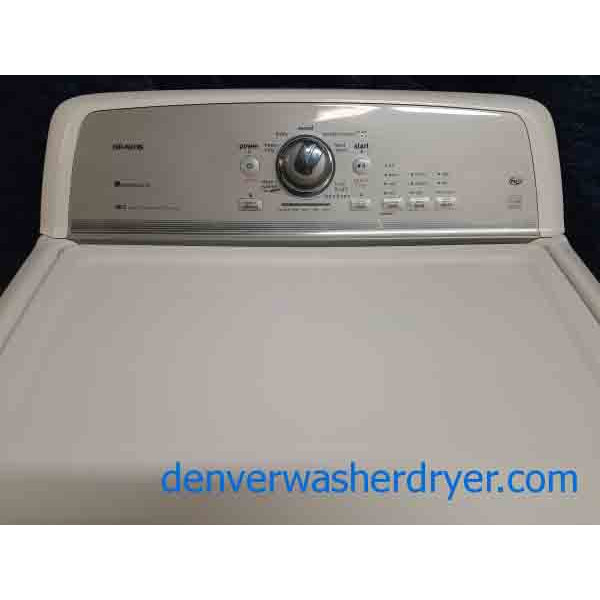 Wonderful White Maytag Bravos Washing Machine, 3.6 Cu. Ft., 1-Year Warranty!