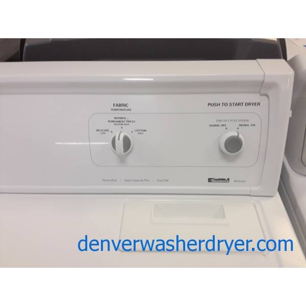 Heavy-Duty Kenmore 80 Series Dryer, Electric, 29″ Wide, 6.5 Cu.Ft. Capacity, Auto-Moisture Sensing, Wrinkle Guard, Quality Refurbished, 1-Year Warranty!