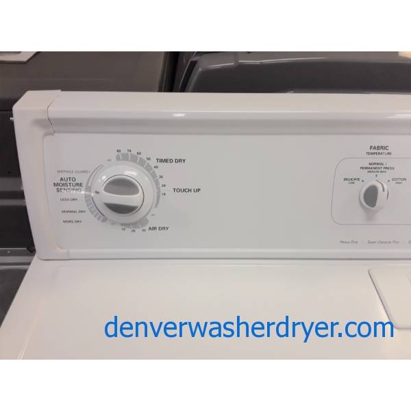 Heavy-Duty Kenmore 80 Series Dryer, Electric, 29″ Wide, 6.5 Cu.Ft. Capacity, Auto-Moisture Sensing, Wrinkle Guard, Quality Refurbished, 1-Year Warranty!