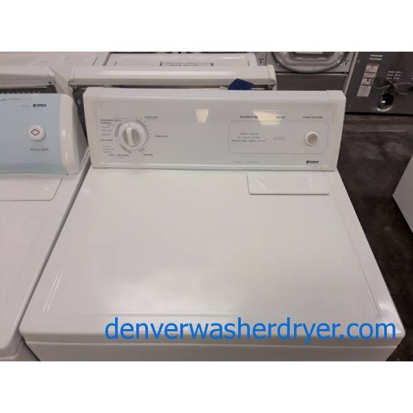 Heavy-Duty Kenmore Electric Dryer, Wrinkle Guard Feature, 29″ Wide, 6.5 Cu.Ft. Capacity, Hamper Style Door, Quality Refurbished, 1-Year Warranty!