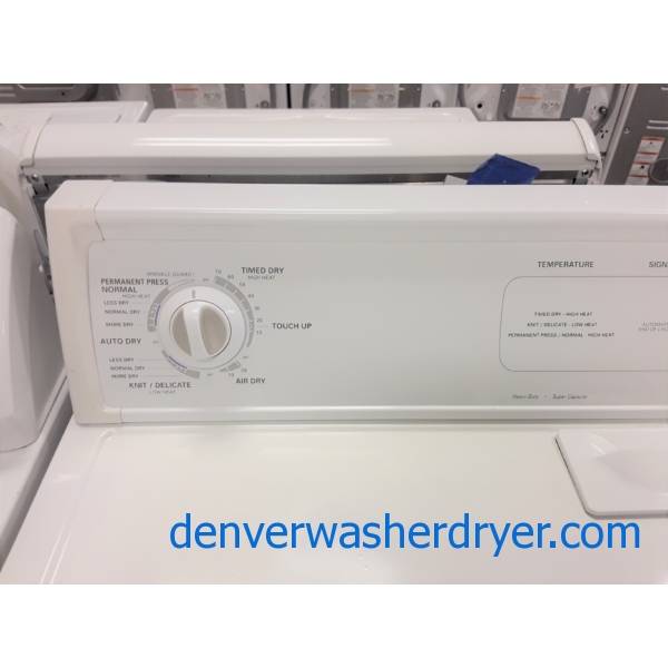 Heavy-Duty Kenmore Electric Dryer, Wrinkle Guard Feature, 29″ Wide, 6.5 Cu.Ft. Capacity, Hamper Style Door, Quality Refurbished, 1-Year Warranty!