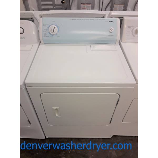 Kenmore 400 Series Dryer, Electric, Wrinkle Guard, 29″ Wide, Barn Style Door, 6.5 Cu.Ft. Capacity, Quality Refrubished, 1-Year Warranty!