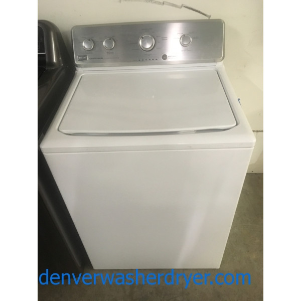 Quality Refurbished 27″ Maytag Centennial w/Commercial Technology Top-Load Washer, 1-Year Warranty