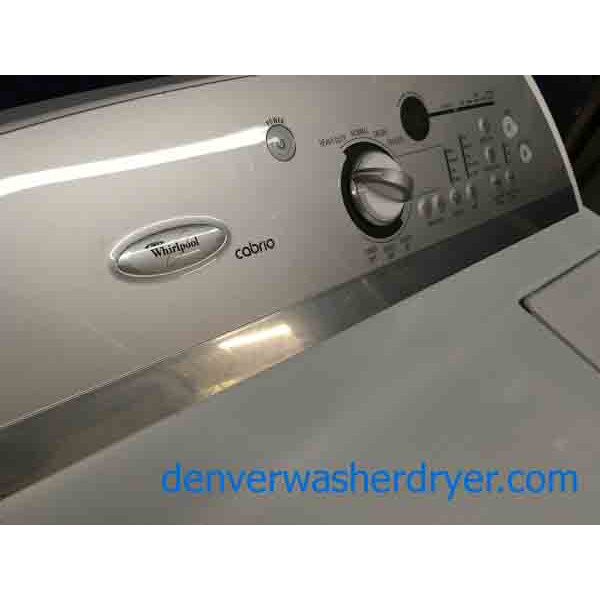 Matching Whirlpool Cabrio Washer Dryer Set W/ 1yr Warranty 2569