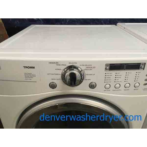 LG Tromm Ultra Capacity Washer Dryer Set!