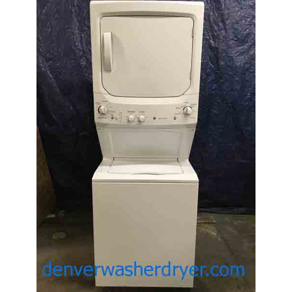 Full-Size GE 27″ Stackable Washer/Dryer