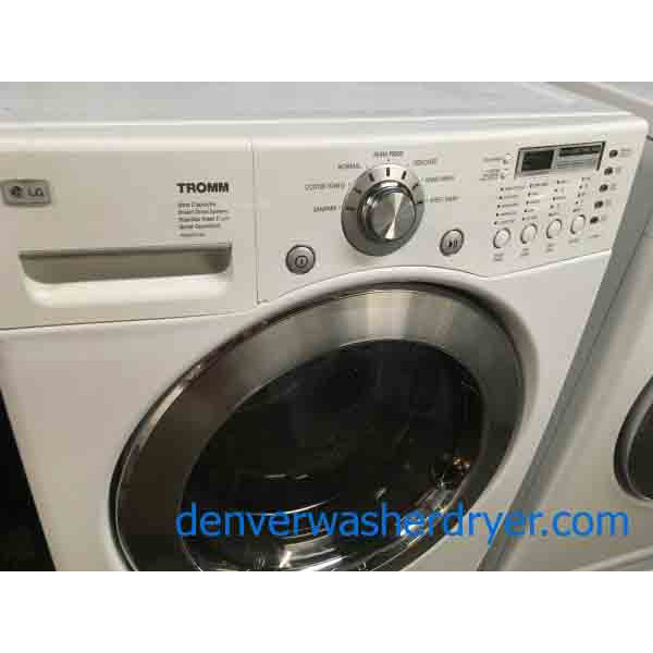 Impressive LG Tromm Washer/Dryer Set w/ Pedestals!
