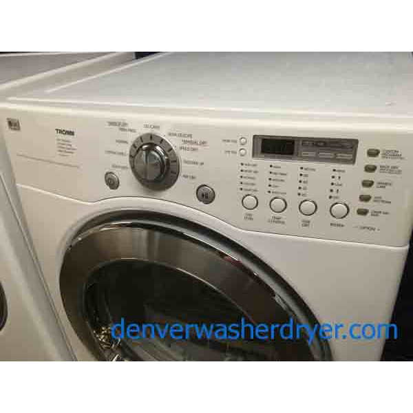 Impressive LG Tromm Washer/Dryer Set w/ Pedestals!