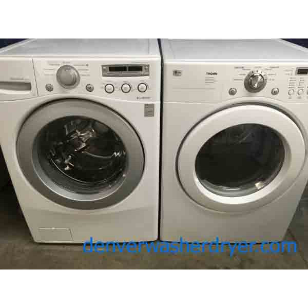 LG Direct Drive Stackable FrontLoading Washer Dryer Set! 2585